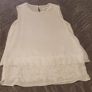 EUC like new white CK blouse